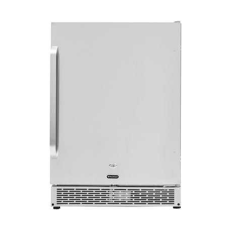 Whynter 24" Built-in Outdoor 5.3 cu.ft. Beverage Refrigerator Cooler, SS BOR-53024-SSW